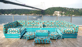 8 Thickness U Sofa Set, Moroccan Sofa, Floor Seating Set, Floor Cushions
